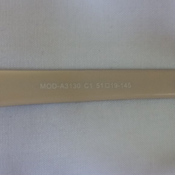 Tony Morgan Eyeglasses Fram Tan Brown Model A-3130 C1, Size 51-19-145, Excellent - Picture 3 of 6